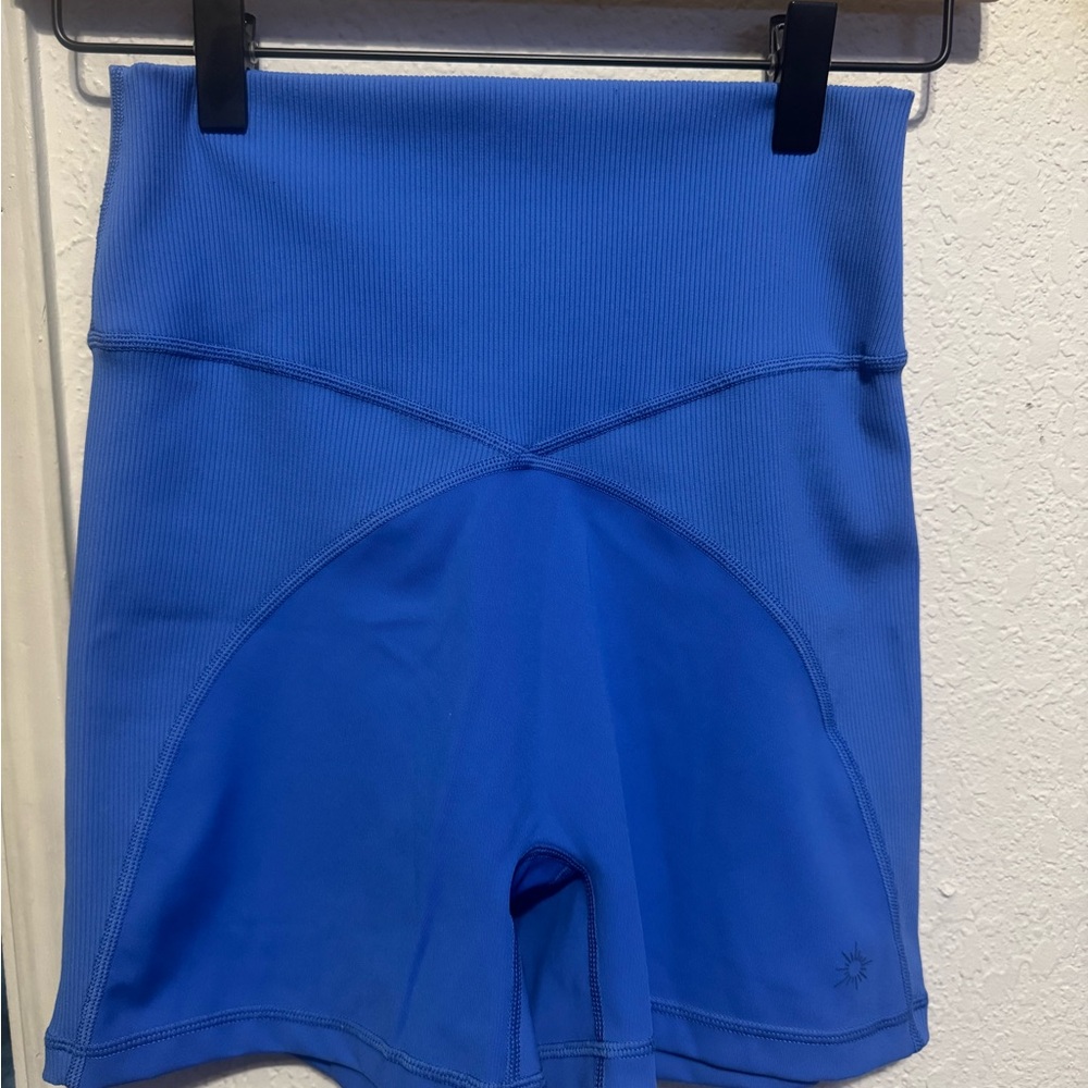 Aerie Blue Bike Shorts 4 inch